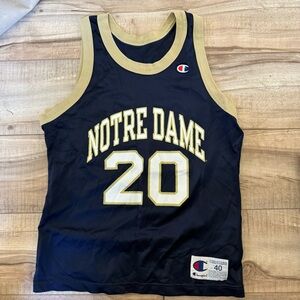 Notre Dame Champion Basketball Jersey